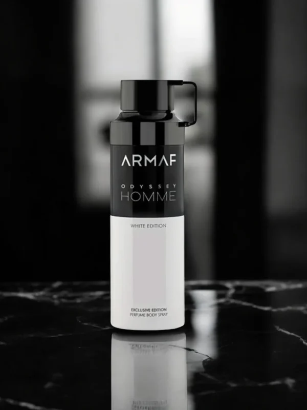 body spray perfume odyssey homme white 200ml